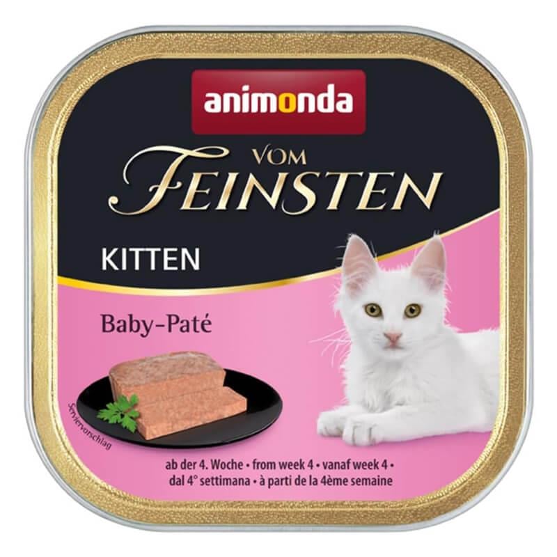 Animonda Von Feinsten Yavru Kediler için +4 hafta üzeri Konserve 100Gr, Yavru Kedi Yaş Mama, Animonda