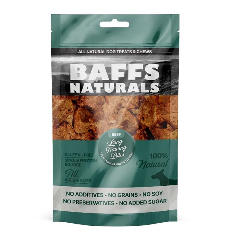 Baffs Natural Lung Biscuits Dana Ciğer Köpek Ödülü 100 Gr, Köpek Atıştırmalıkları, Baffs
