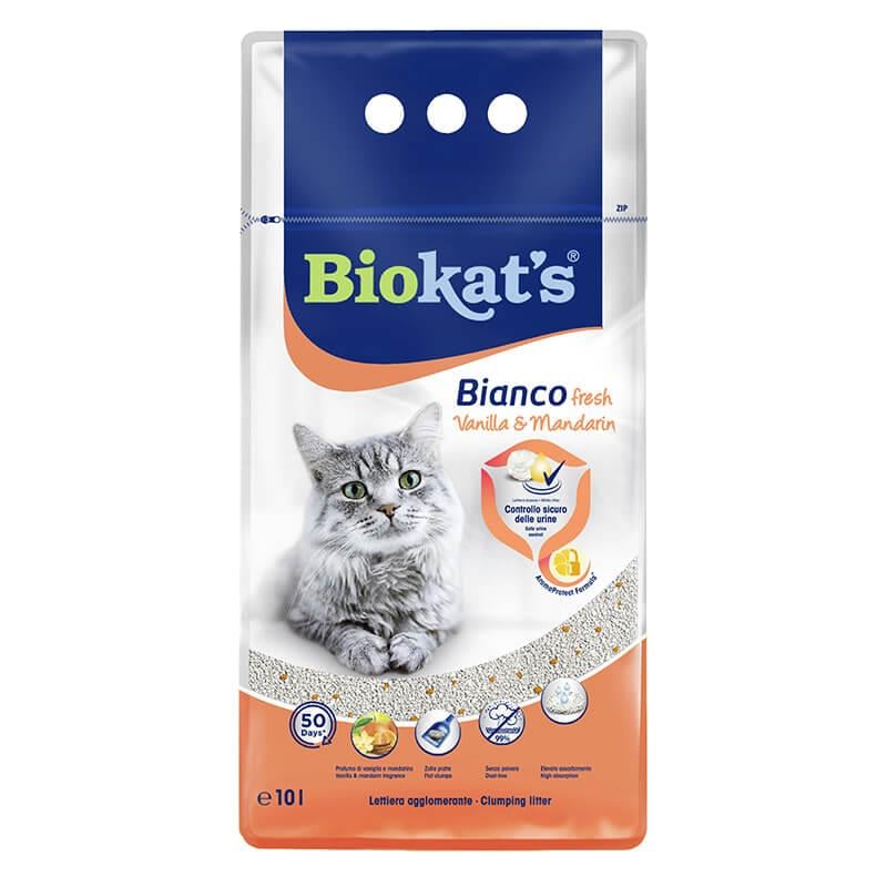 Biokat's Kedi Kumu Bianco Vanilya&Mandalina 10 Lt, KATEGORİSİZ, Biokats
