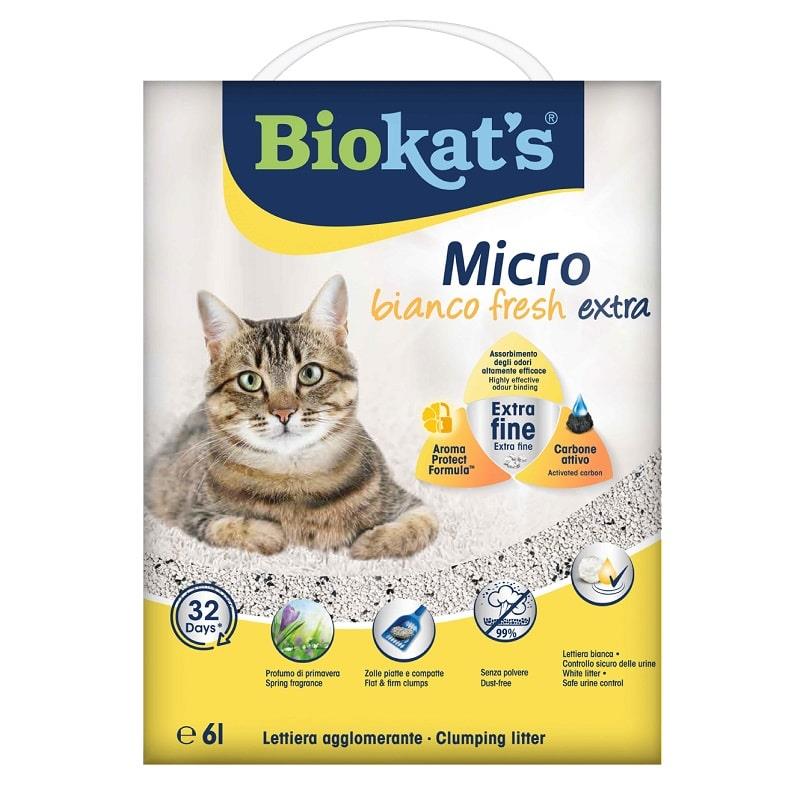 Biokats Micro Bianco Fresh Extra Kedi Kumu 6 lt, KATEGORİSİZ, Biokats