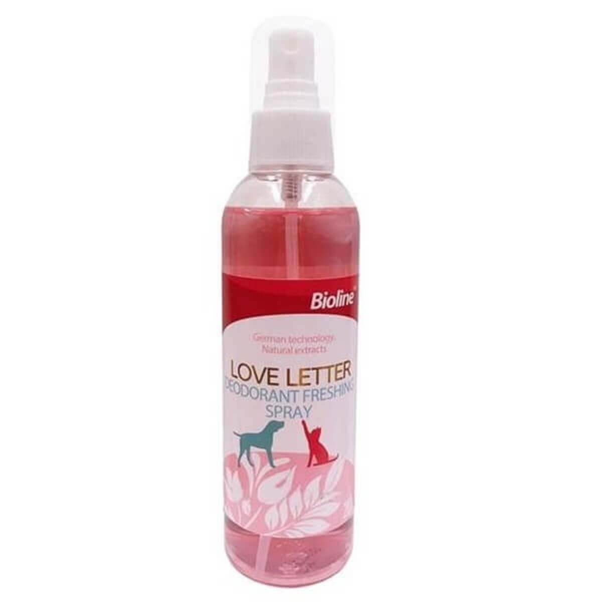 Bioline Kedi ve Köpekler İçin Parfüm Love Letter 207ml