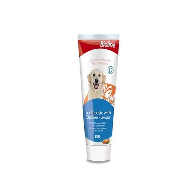 Bioline Tavuk Aromalı Diş Macunu 100 Gr, Köpek Ağız ve Diş Sağlığı Ürünleri, Biovet