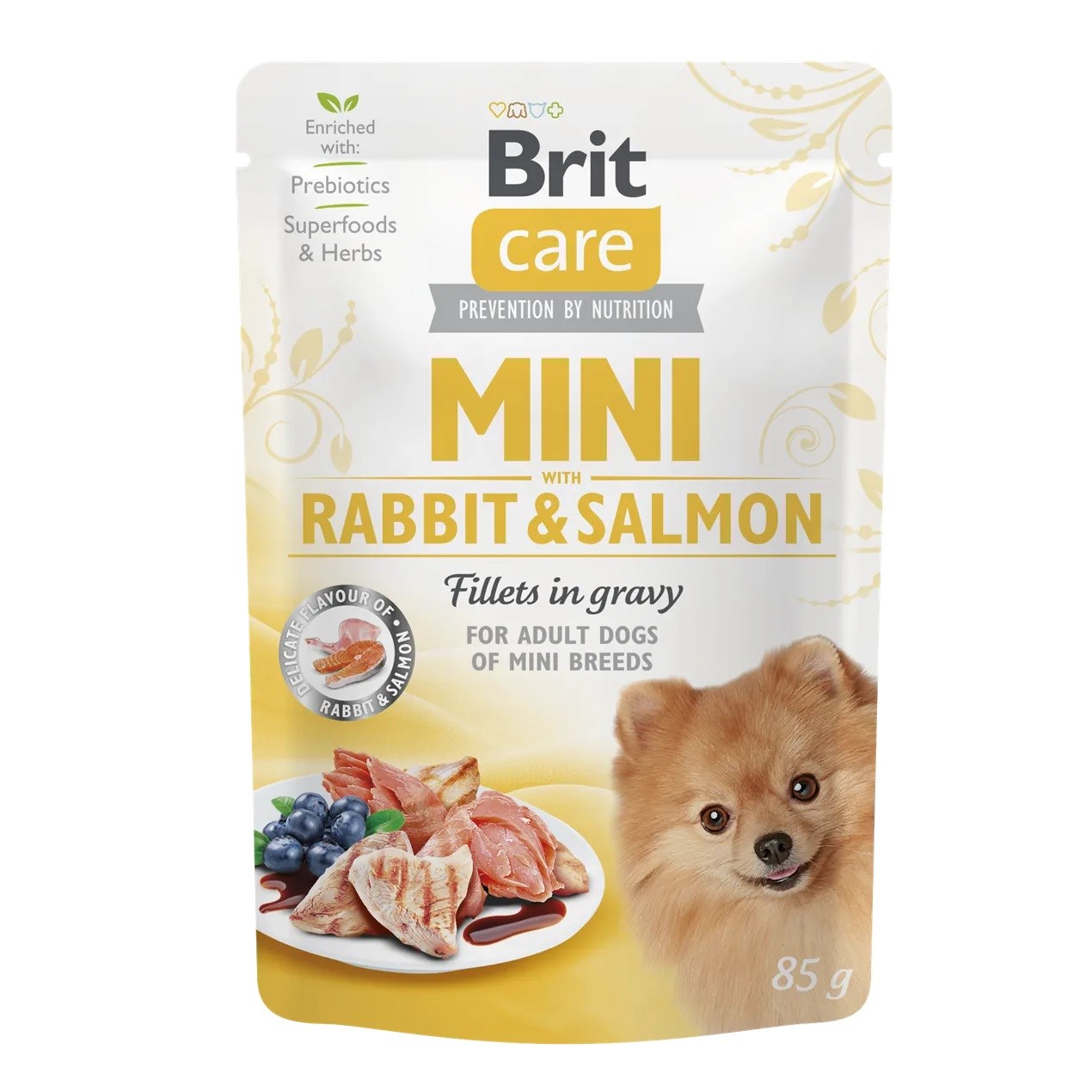 Brit Care Mini Irk Tavşan Ve Somonlu Köpek Pouch Maması 85 Gr, Yetişkin Köpek Konservesi, Brit Care
