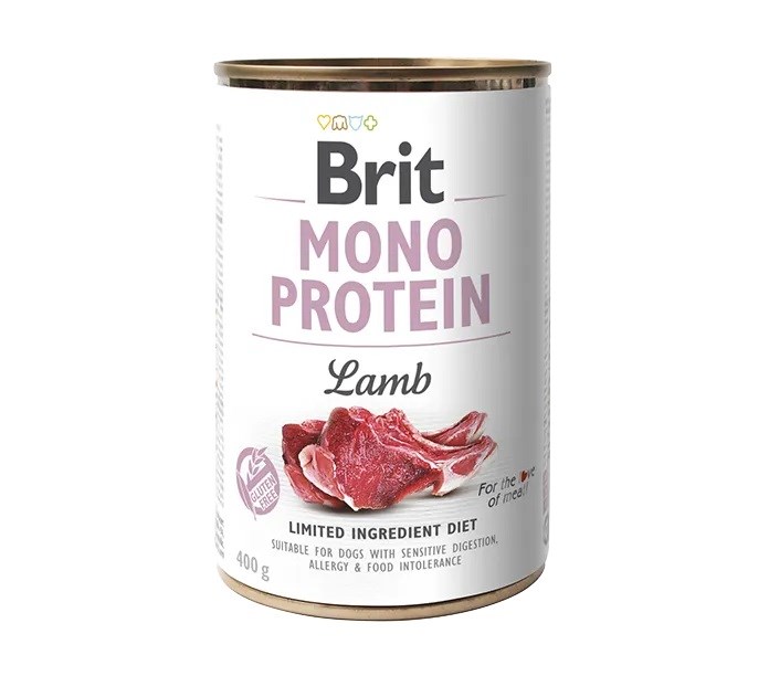 Brit Care Mono Protein Kuzu Etli Köpek Konservesi 400 gr, Yetişkin Köpek Konservesi, Brit Care