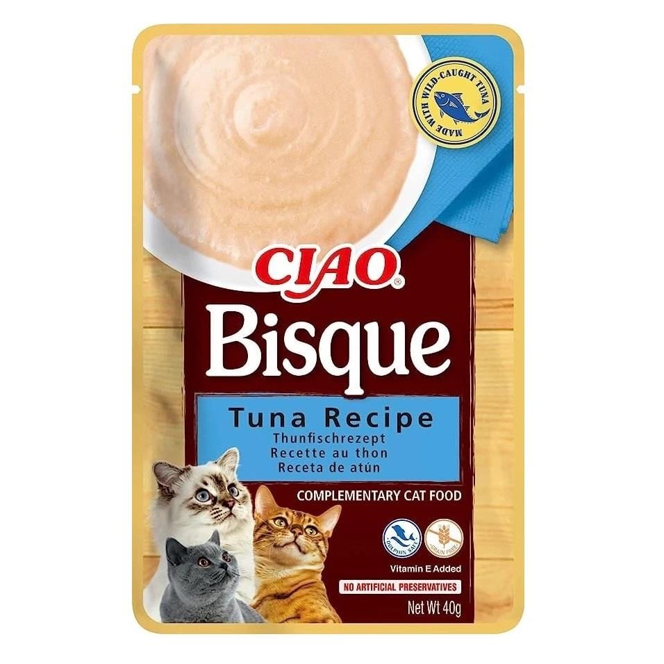 Ciao Bisque Ton Balıklı Kedi Ödülü 40 gr, Kedi Ödül Maması, Ciao