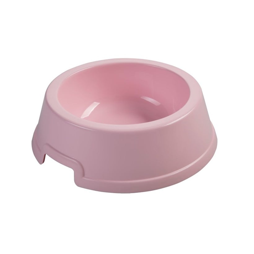 Çınar Kedi Köpek Mama Kabı 200 Ml Pembe, Plastik Mama ve Su Kapları, Çınar