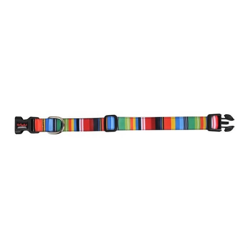 Dalis Gökkuşağı Köpek Boyun Tasması M Boy 30-50 cm