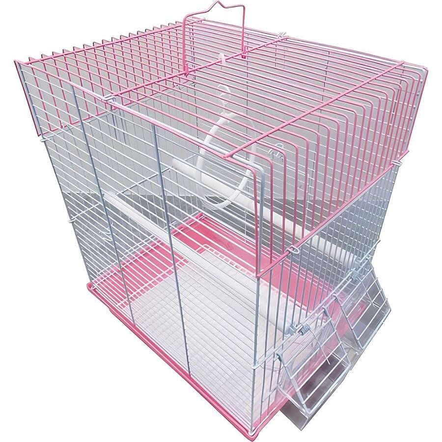 Dayang Düz İki Kapılı Renkli Muhaabbet Kafesi 30x23x39 Cm, Muhabbet kafesleri, DaYang