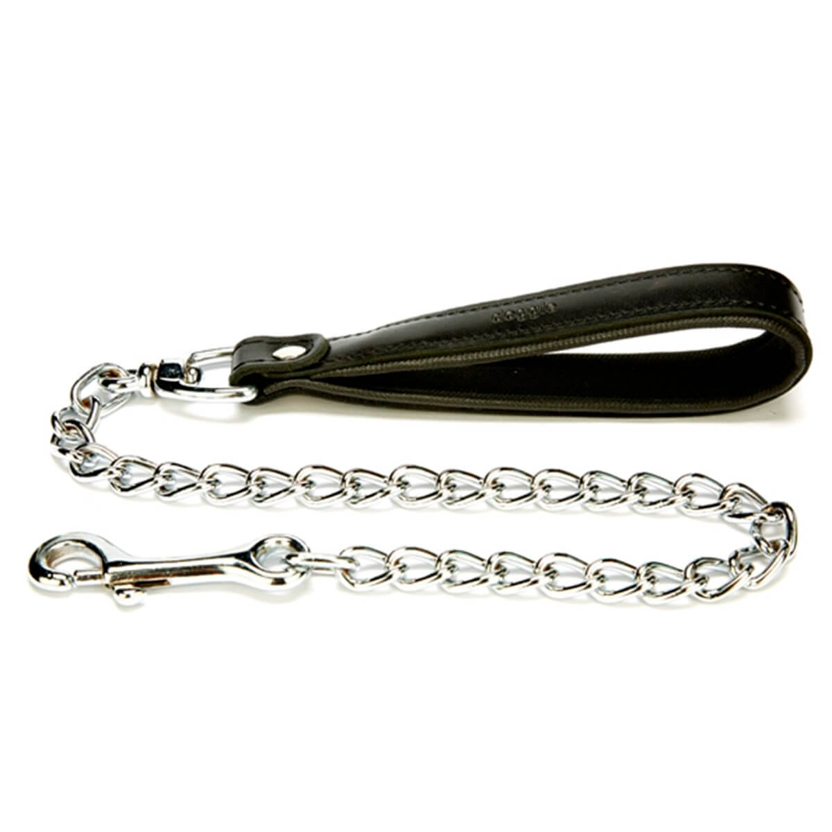 Doggie Comfort Deri Zincir Gezdirme 120 Cm Siyah