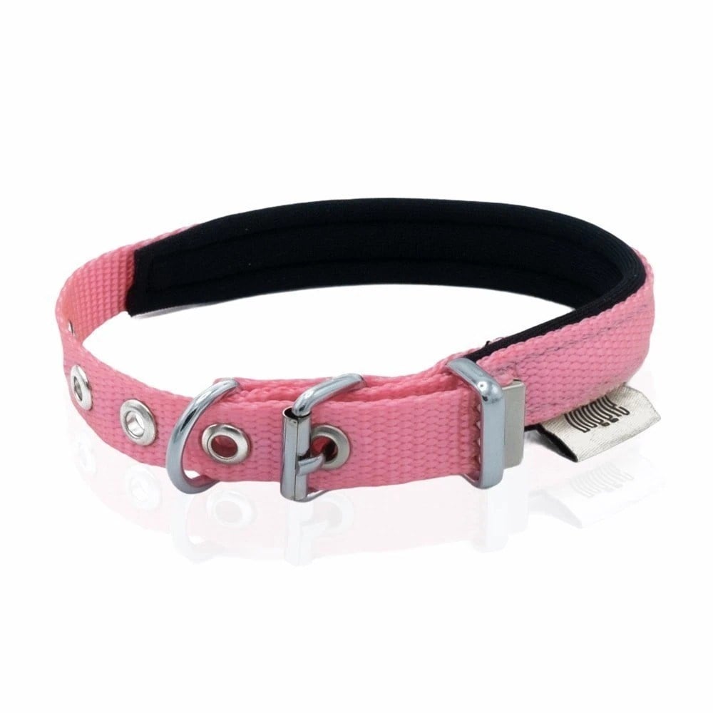 Doggie Comfort Dokuma Köpek Boyun Tasması Small (1,5 X 25–30 Cm) Pembe, Köpek Boyun Tasması, Doggie