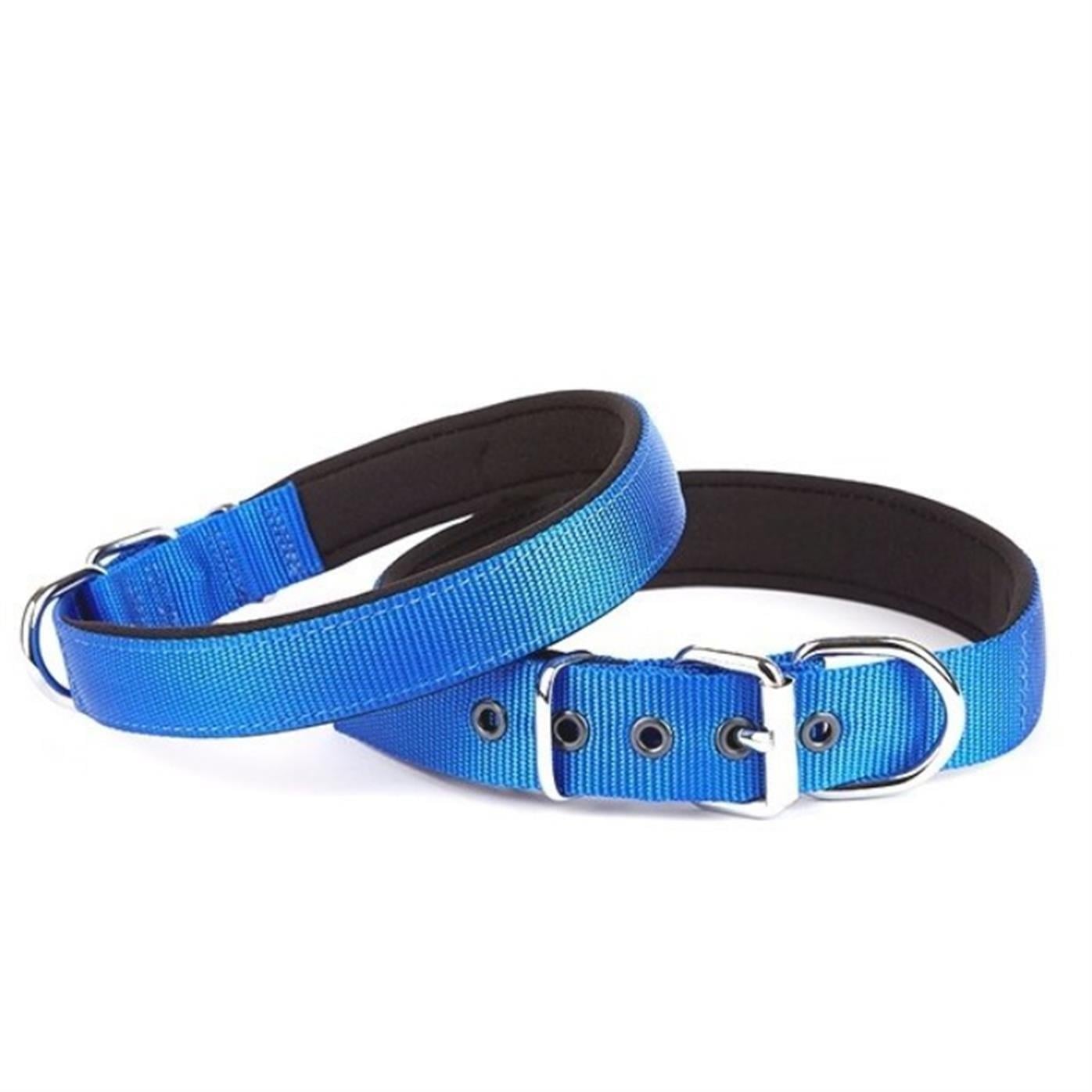 Doggie Comfort Sade Dokuma Boyun Tasması 3x42-50cm Mavi, Köpek Boyun Tasması, Doggie