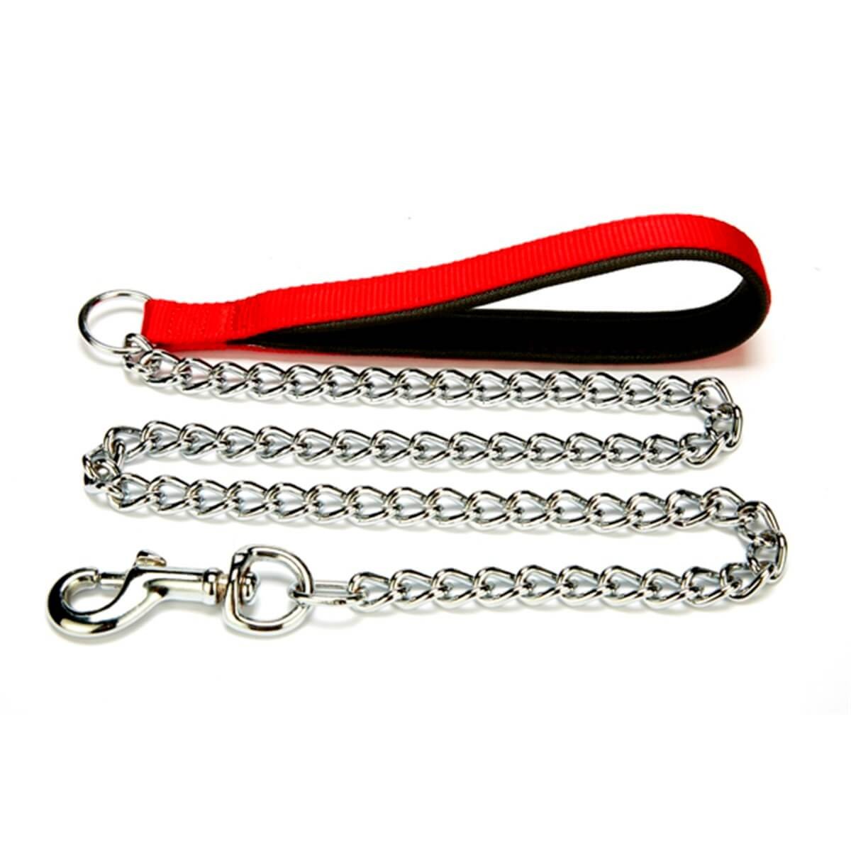 Doggie Dokuma Zincir Gezdirme 110 Cm Kırmızı