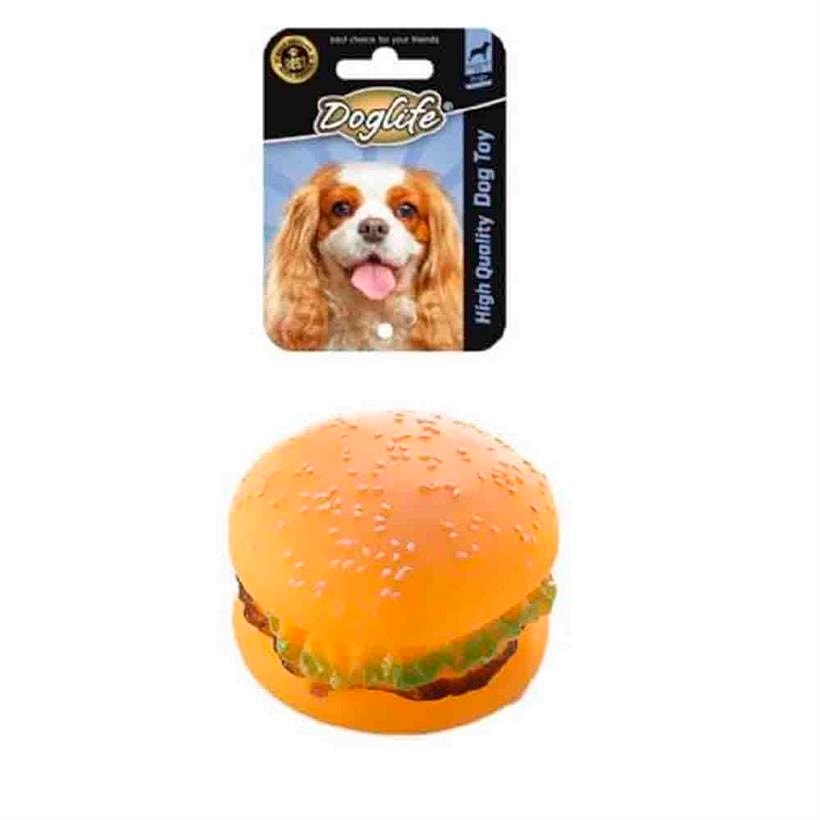 Doglife Hamburger Vinil Köpek Oyuncağı, Vinil ve Latex Oyuncaklar, Doglife