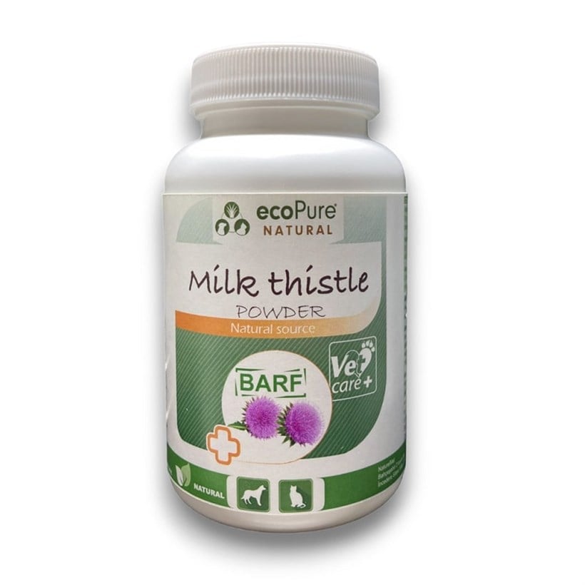 Ecopure BARFEED Milk Thistle Kedi ve Köpek Karaciğer Desteği 100gr, Medikal Ürünler, EcoPure