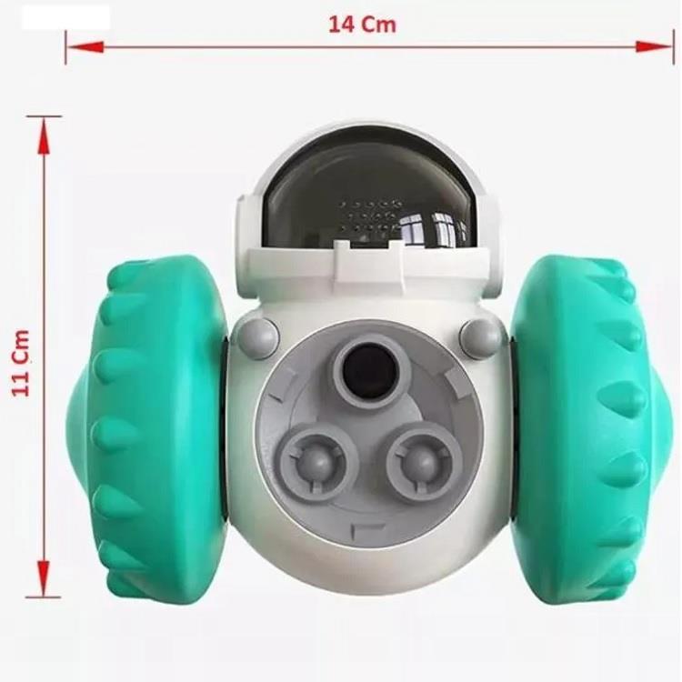 Ewox İnteraktif Kedi Ödül Dağıtım Robotu Gri, Hareketli Kedi Oyuncakları, Ewox