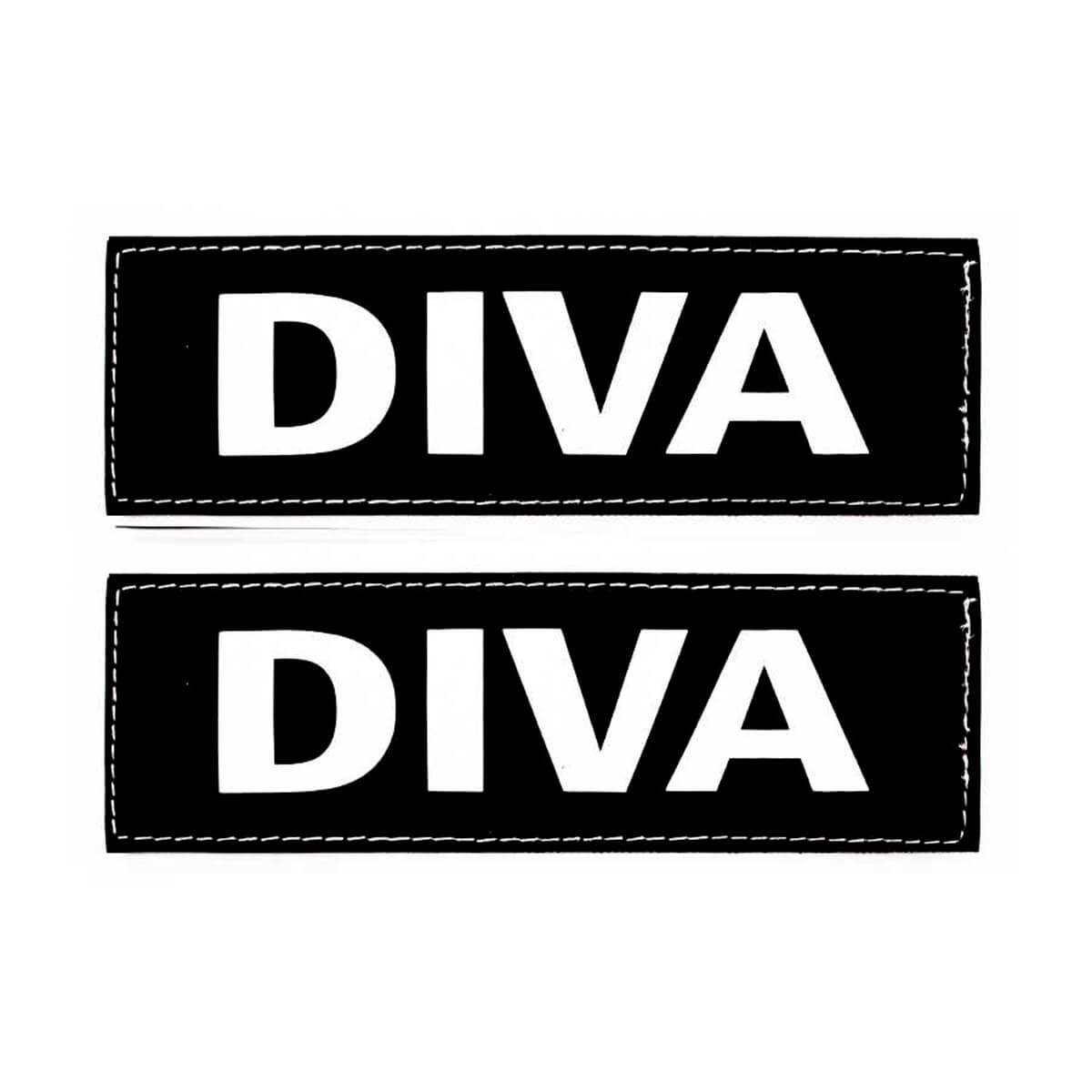 EzyDog Patch Göğüs Tasması Yan Etiketleri DİVA