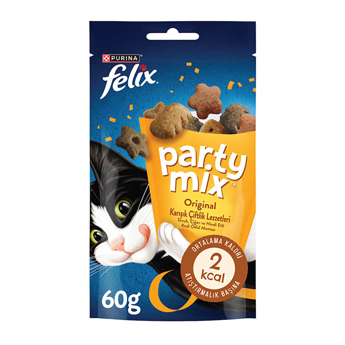 Felix Party Mix Karışık Çiftlik Lezzetleri Ödül Maması 60 Gr, KATEGORİSİZ, Felix