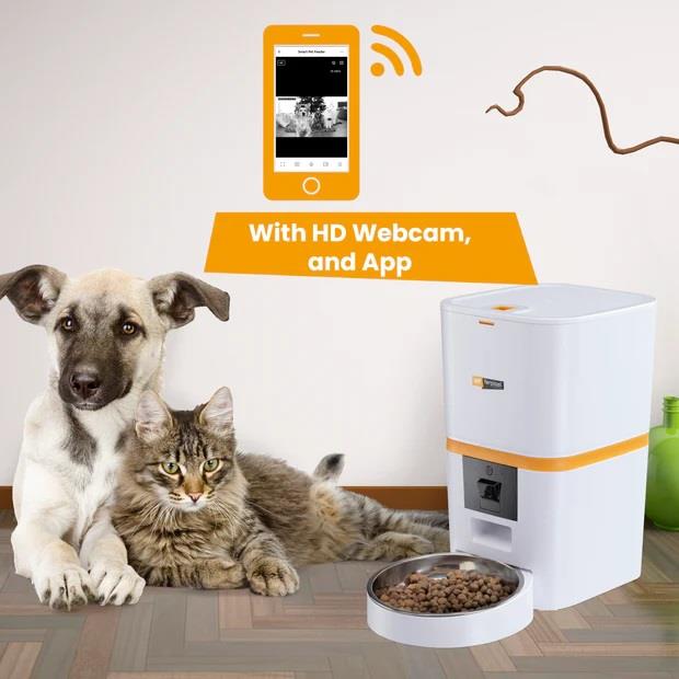 Ferplast Risto Pet Smart Otomatik Mama Kabı 6 Litre, Otomatik Kedi Mama Kapları, Ferplast