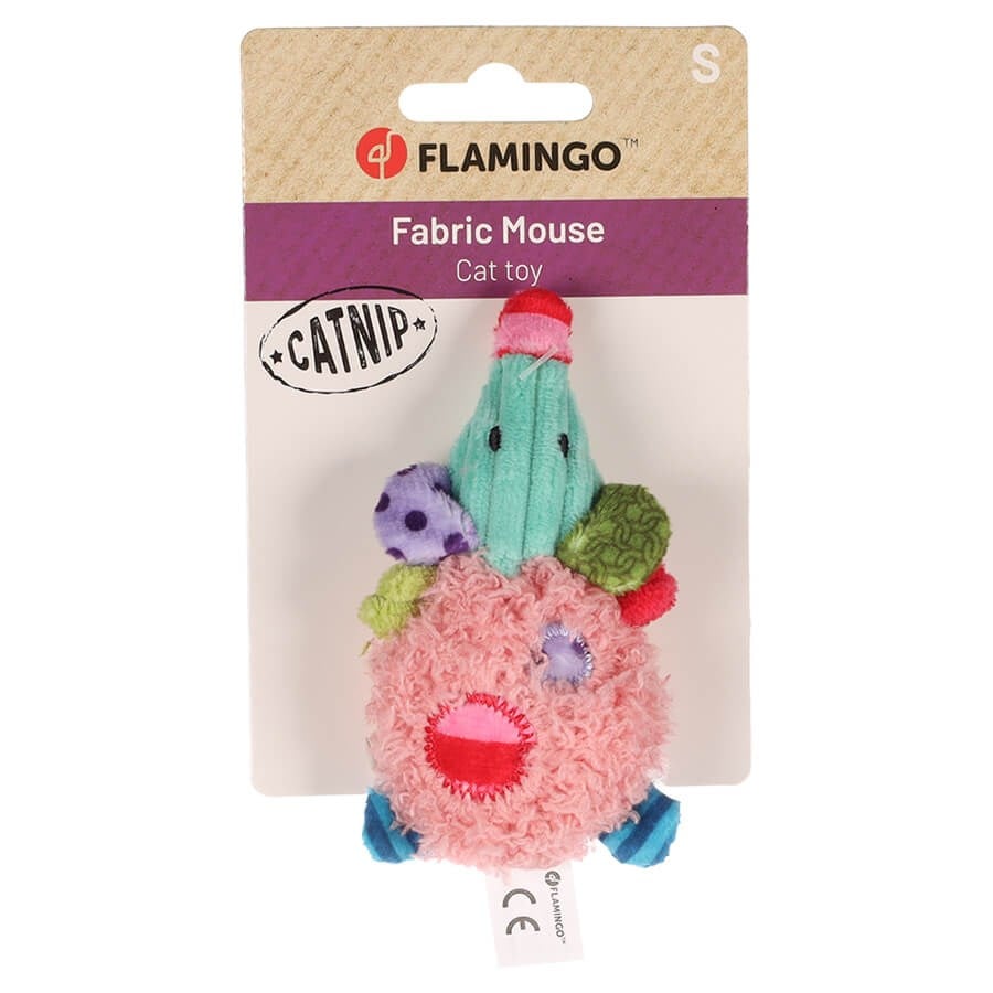 Flamingo Cat Gragga Catnipli Renkli Peluş Fare Oyuncak, KATEGORİSİZ, Flamingo