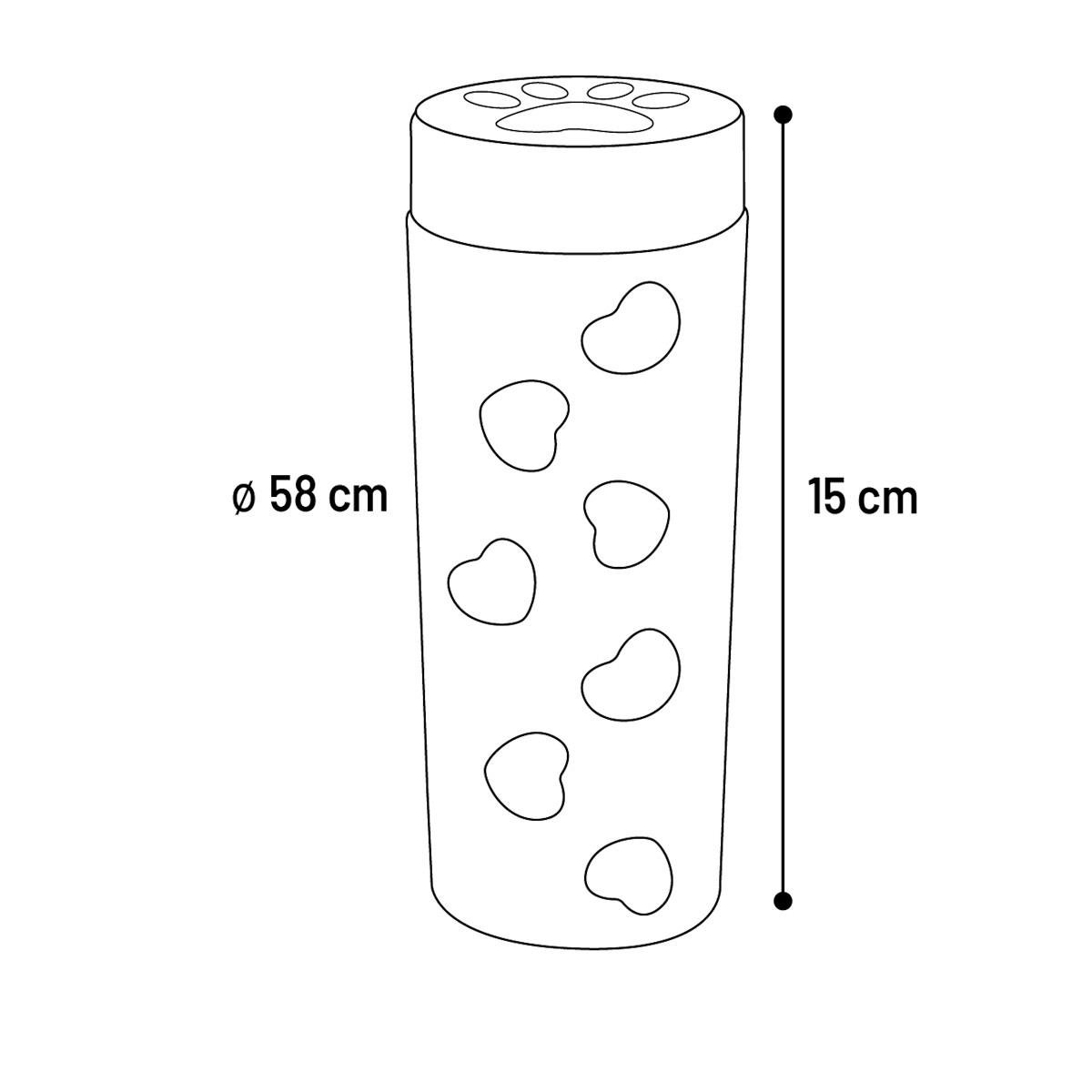 Flamingo Deru Silindir Ödül Maması Dispanseri, Köpek Ödül ve Oyun Topu, Flamingo