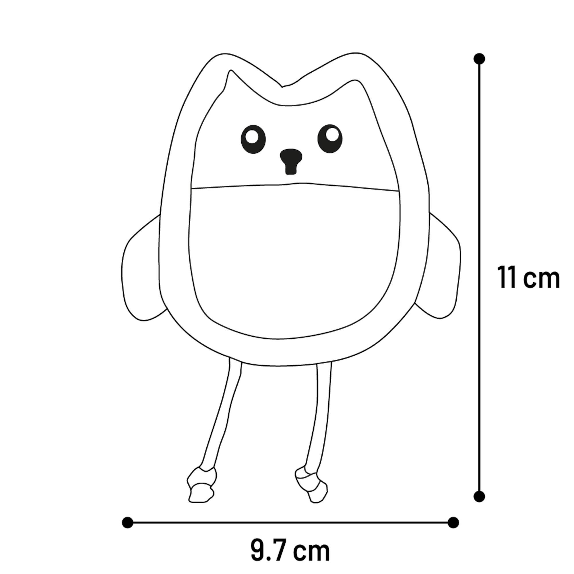 Flamingo Kagra Canipli  Mini Peluş Fare-Baykuş Oyuncak, Kedi Oyuncağı Fare, Flamingo