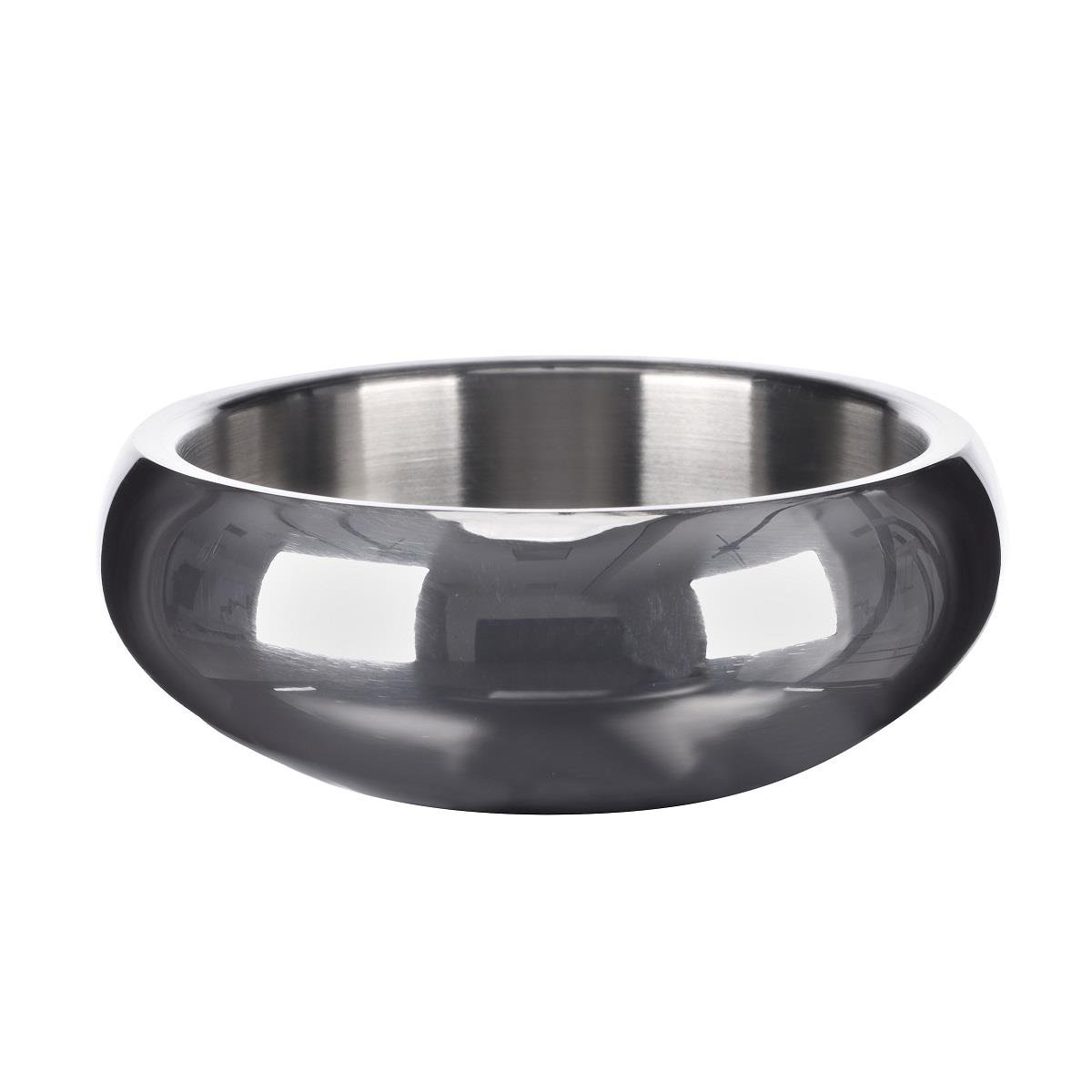 Flamingo Muna Gümüş Renkli Çelik Mama Kabı -Large 1190ML, Çelik Mama ve Su Kapları, Flamingo