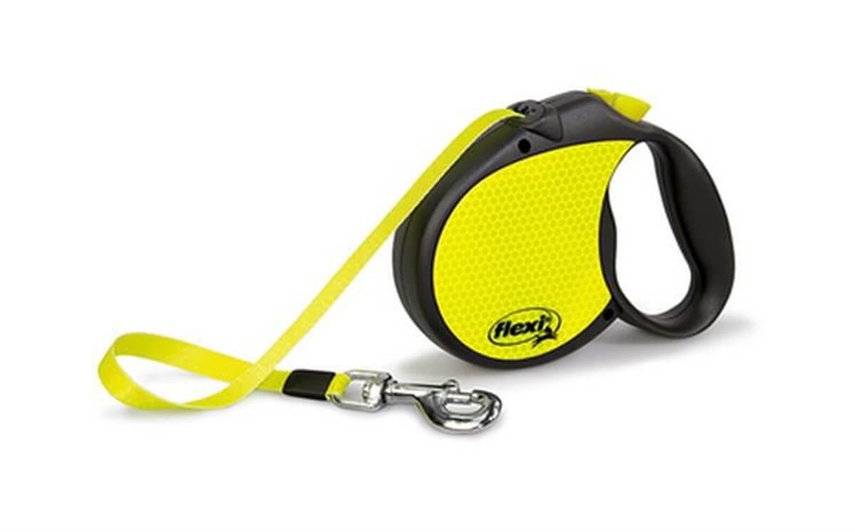 Flexi Neon Otomatik Şerit Tasma Small 5 Mt 15 kg