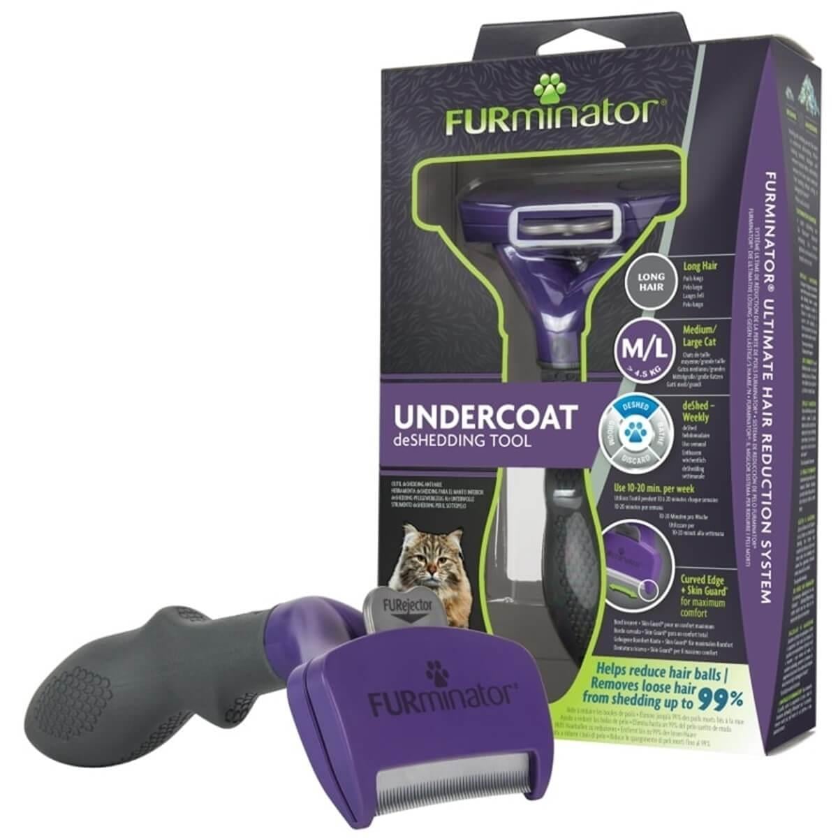 Furminator Uzun Tüylü Kedi Tarağı 6cm, Kedi Tarak ve Fırçaları, Furminator