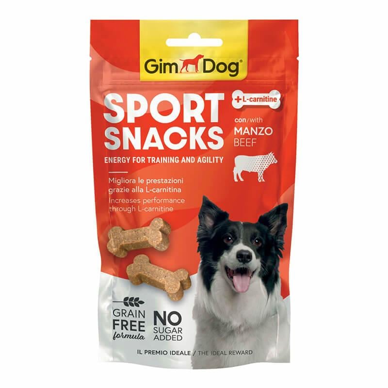Gimdog Sportsnacks Beef Sığır Etli Köpek Ödül Tableti 60 Gr, Köpek Atıştırmalıkları, GimDog