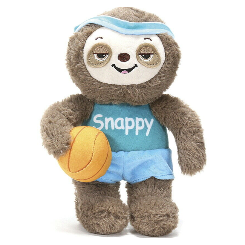 Happy Pet Sport Sloth Snappy Köpek Oyuncağı, Kumaş ve Peluş Oyuncaklar, HappyPet