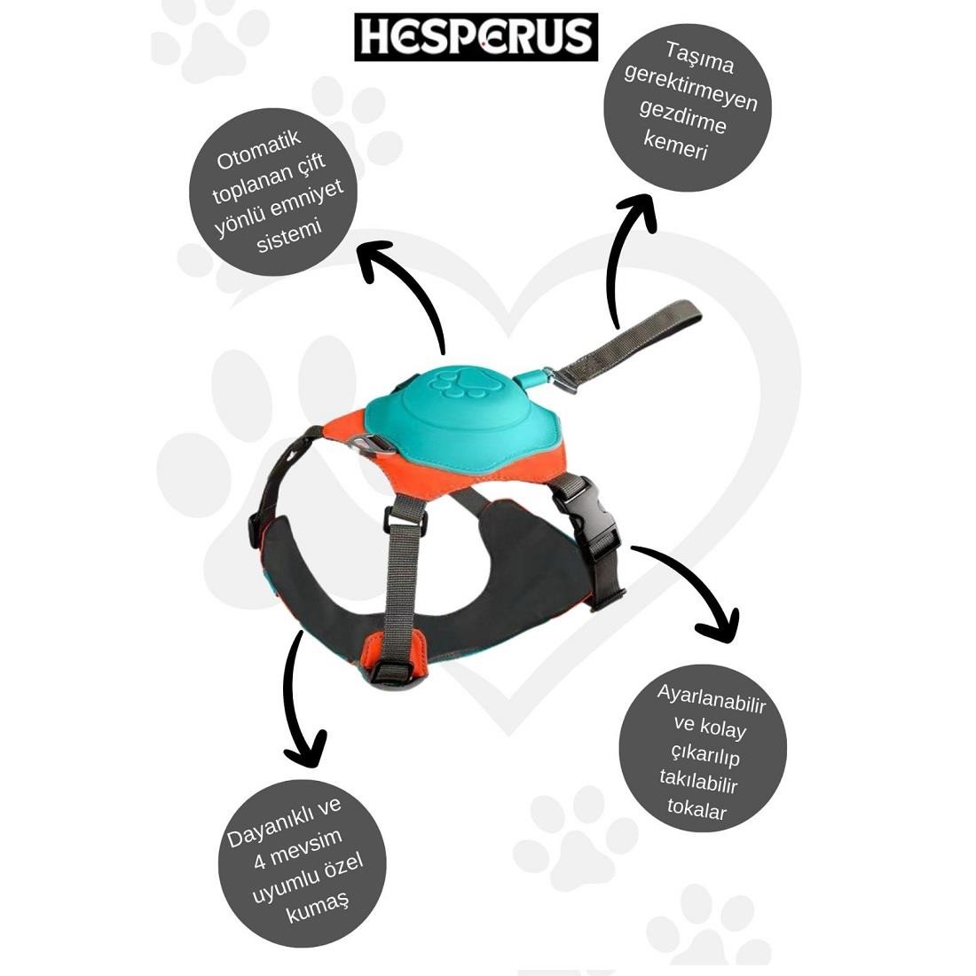 Hesperus Kendinden Gezdirmeli Göğüs Tasması Small, Köpek Göğüs Tasması, Hesperus