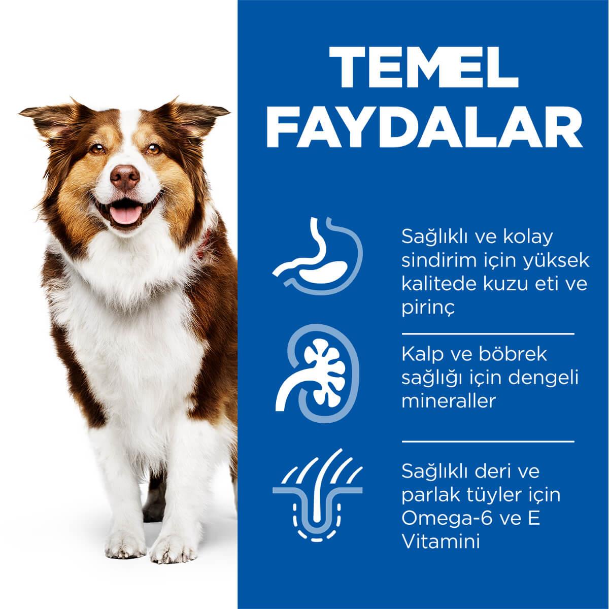 Hills Mature +7 Kuzu Etli Yaşlı Köpek Maması 2.5 Kg, Yaşlı Köpek Maması, Hills