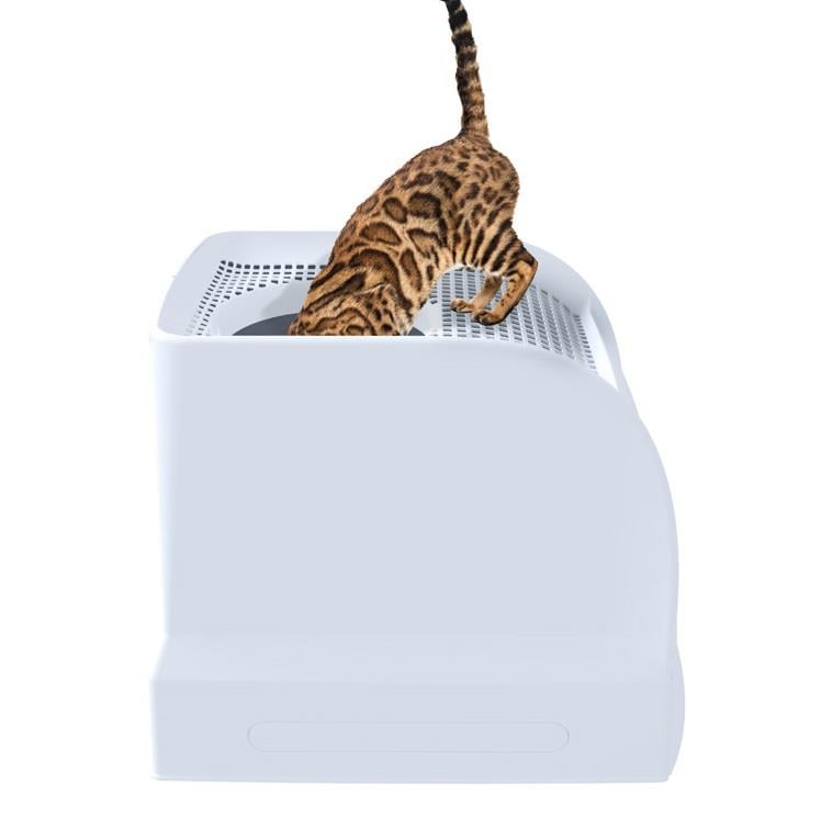 Imac Frida Çekmeceli Kedi Tuvaleti Baby Blue, Kapalı Kedi Tuvaletleri, IMAC