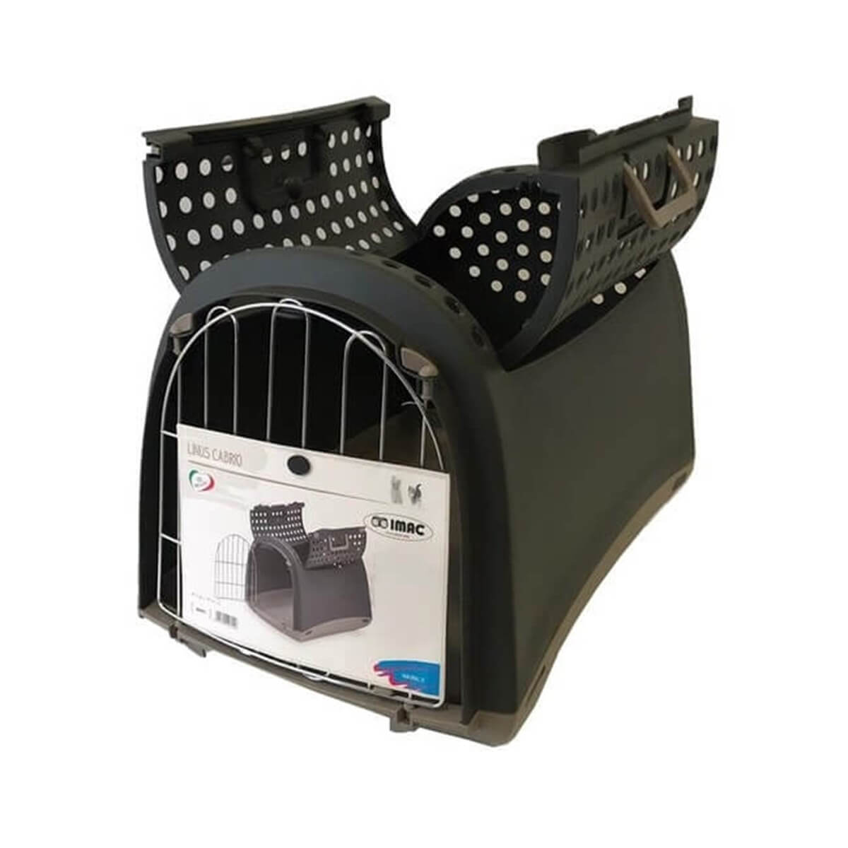 IMAC Linus Cabrio Kedi ve Köpek Taşıma Çantası Kahverengi 50x32x34,5 C