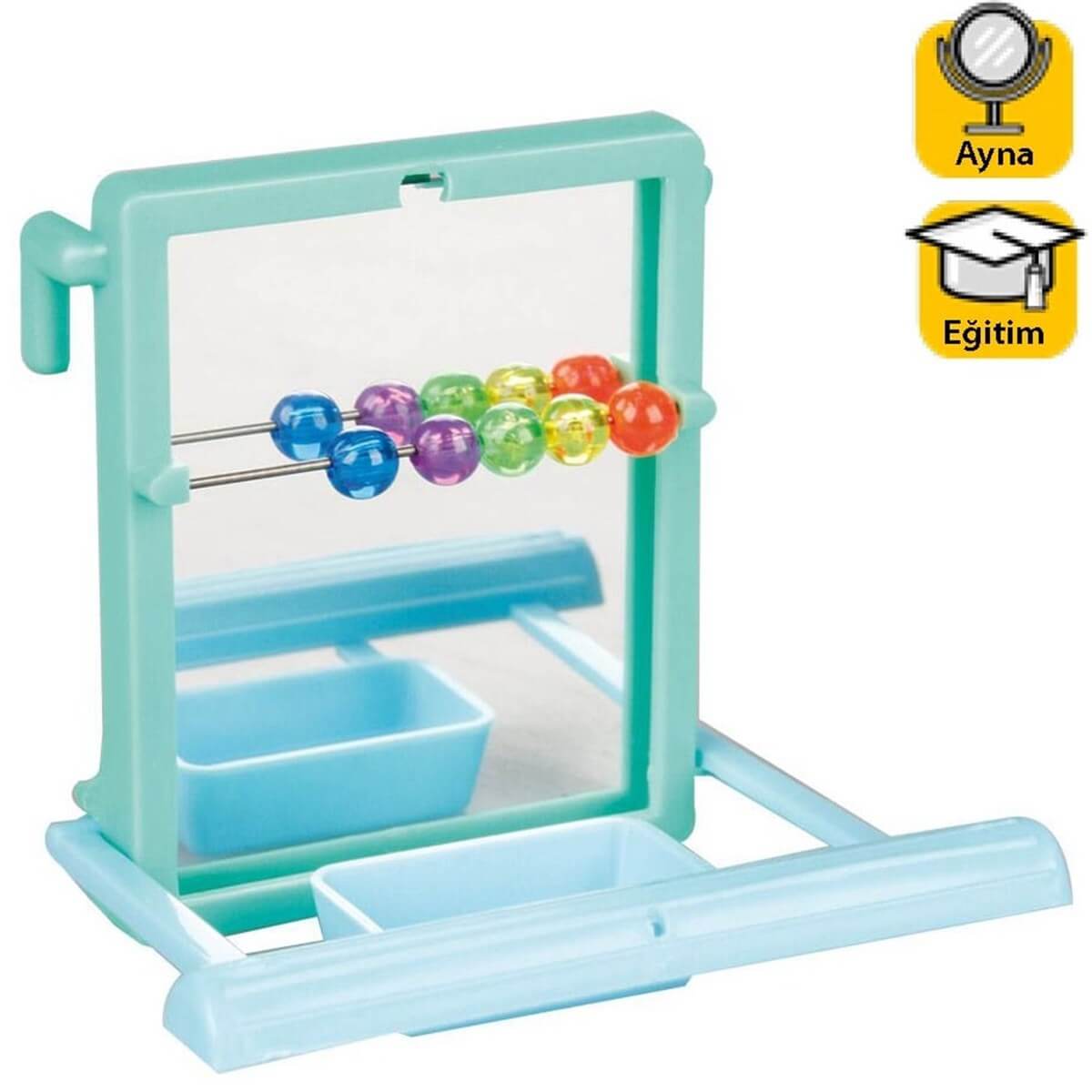 Karlie Boncuklu Ayna Kuş Oyuncağı 10x7x9 cm