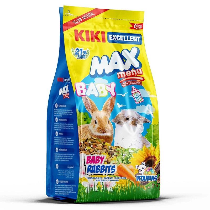 Kiki Excellent Baby Rabbits Yavru Tavşan Yemi 500 gr., Tavşan Yemleri, Kiki