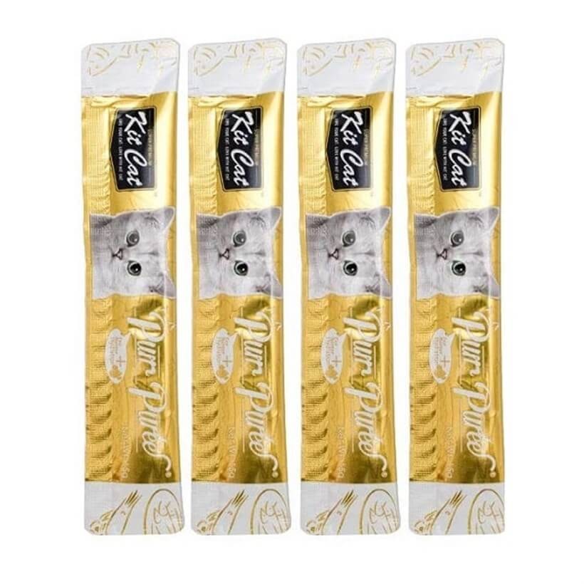 Kit Cat Purr Puree Chicken & Salmon Kedi Ödülü