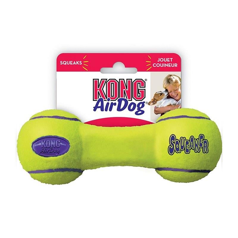 KONG AirDog Dambıl Şeklinde Köpek Oyuncağı Small, Vinil ve Latex Oyuncaklar, Kong