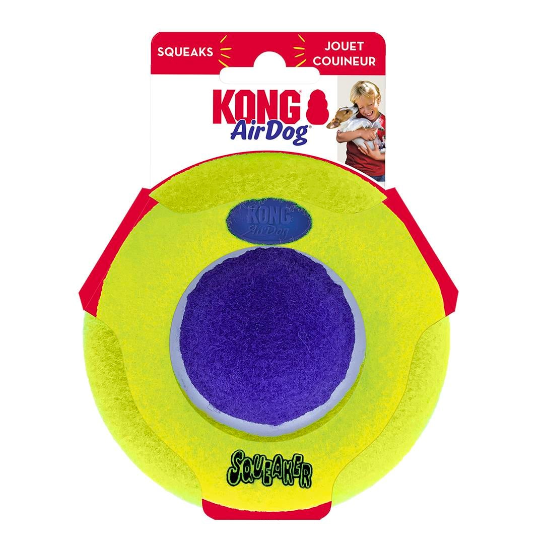 KONG AirDog Yuvarlak Şekilde Sesli Köpek Oyuncağı M/L, Vinil ve Latex Oyuncaklar, Kong