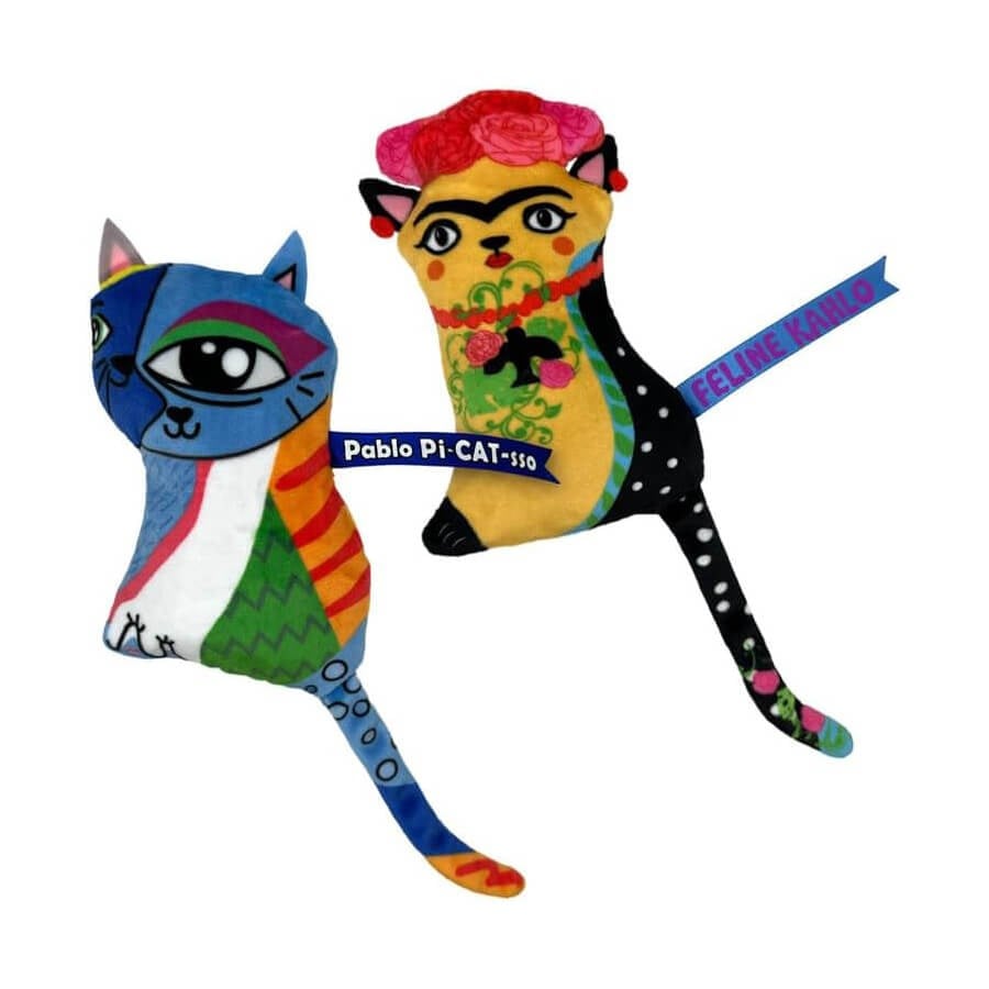 KONG Artz Kahlo / Picasso Catnipli Kedi Oyuncağı 2'Li, KATEGORİSİZ, Kong