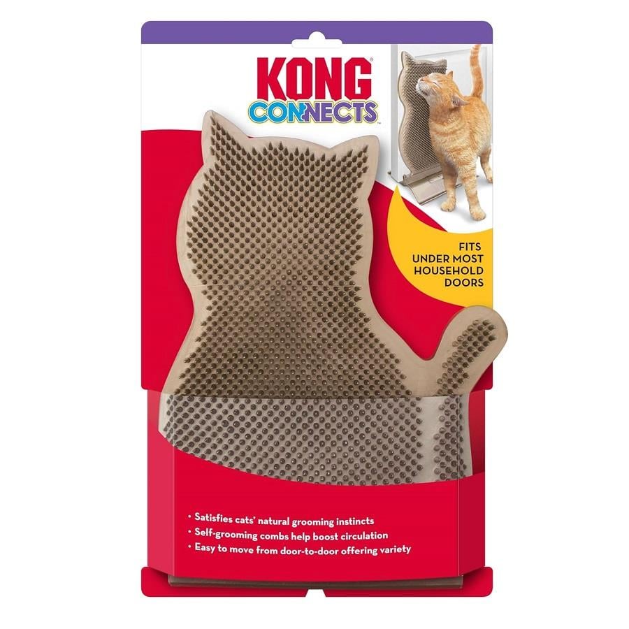 KONG Connects Kedi Şeklinde Kedi Sürtünme Tahtası, Kumaş ve Peluş Oyuncaklar, Kong