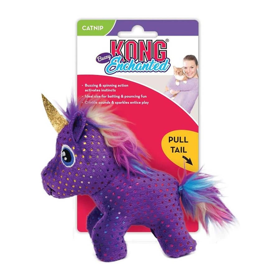 KONG Enchanted Buzzy Unicorn Kedi Oyuncağı, KATEGORİSİZ, Kong