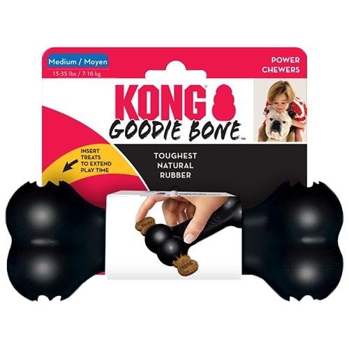 KONG Extreme Goodie Bone Kemik Şeklinde Oyuncağı Ultra Sert M, Kauçuk Plastik Oyuncaklar, Kong