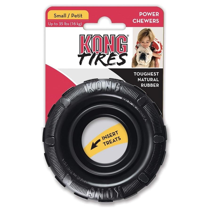 KONG Extreme Tires Ultra Sert Tekerlek Köpek Oyuncağı Small, Kauçuk Plastik Oyuncaklar, Kong
