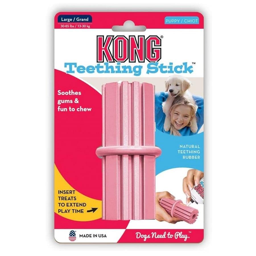 KONG Puppy Teething Stick Yavru Köpek Oyuncağı L, Kauçuk Plastik Oyuncaklar, Kong