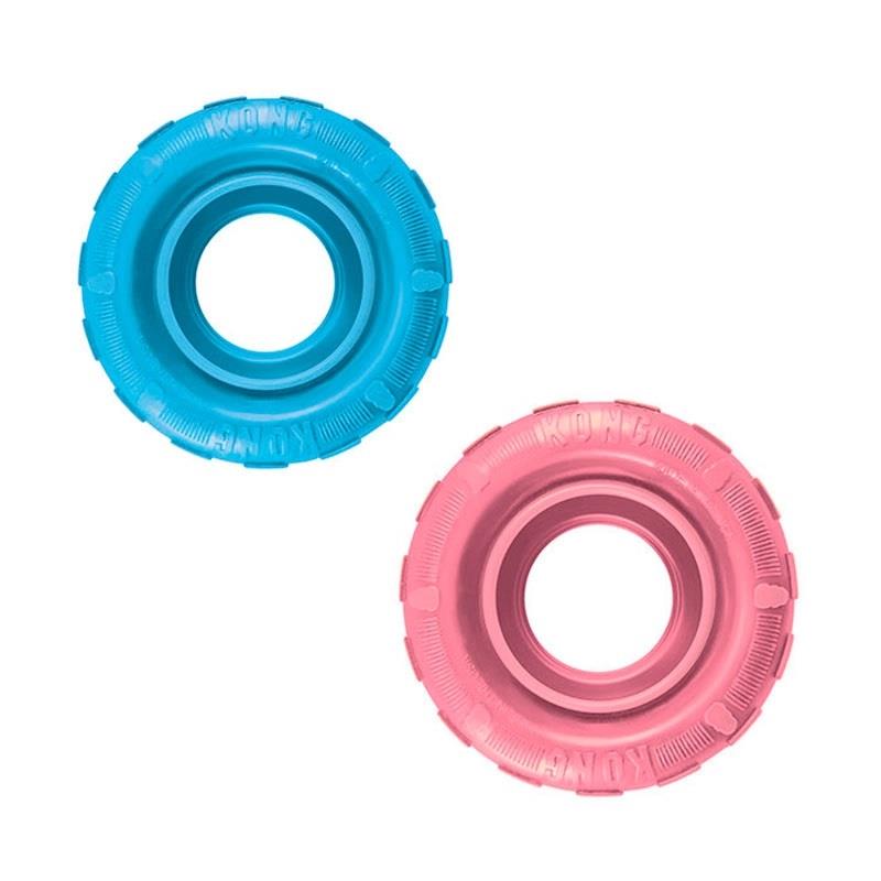 KONG Puppy Tires Tekerlek  Yavru Köpek Oyuncağı Klein, Kauçuk Plastik Oyuncaklar, Kong