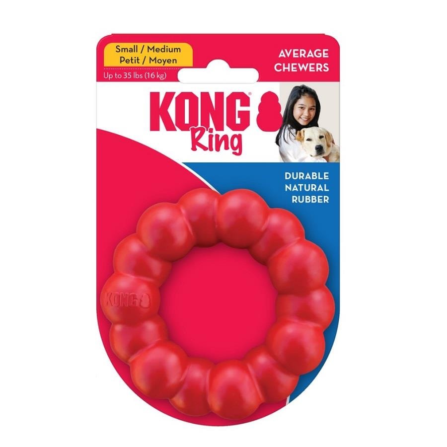 KONG Ring Yüzük Şeklinde Isırma Oyuncağı S/M, Kauçuk Plastik Oyuncaklar, Kong