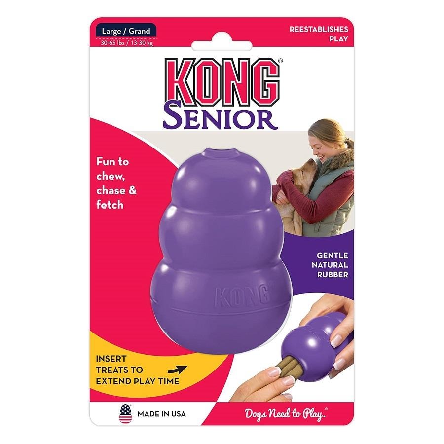 Kong Senior Yaşlı Köpek Oyuncağı Large, Kauçuk Plastik Oyuncaklar, Kong