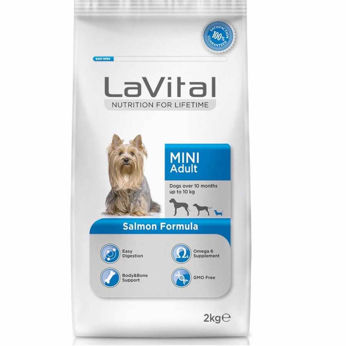 La Vital Somonlu Mini Yetişkin Köpek Maması 2 Kg