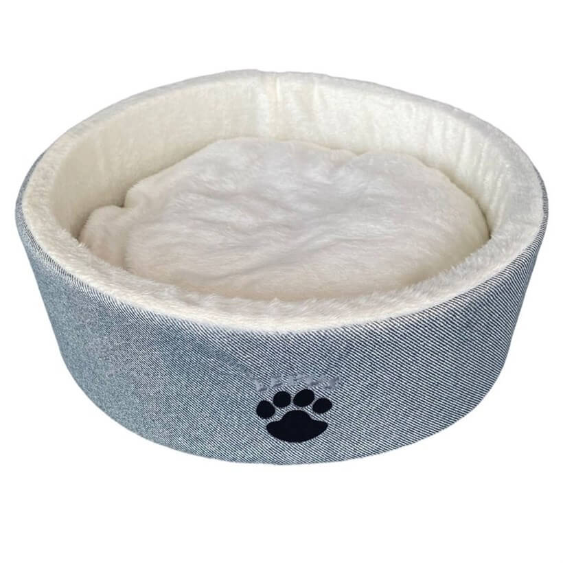 Lepus Sünger Kedi ve Küçük Köpek Yatağı Gri 50 cm